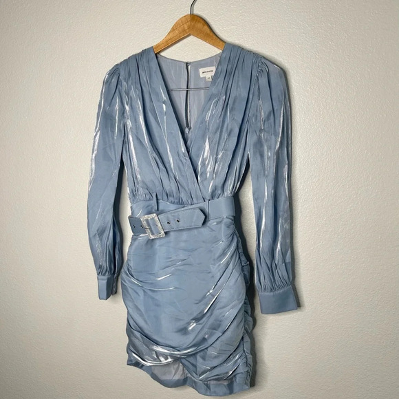 Song of Style x REVOLVE Tucker Mini Dress in Clearwater Blue XXS - Picture 7 of 10